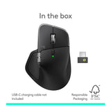 Logitech MX Master 4 Wireless Mouse - 8000 DPI Sensor, Multi-Device (Black)