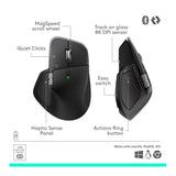Logitech MX Master 4 Wireless Mouse - 8000 DPI Sensor, Multi-Device (Black)