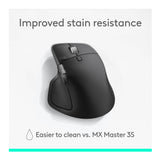 Logitech MX Master 4 Wireless Mouse - 8000 DPI Sensor, Multi-Device (Black)