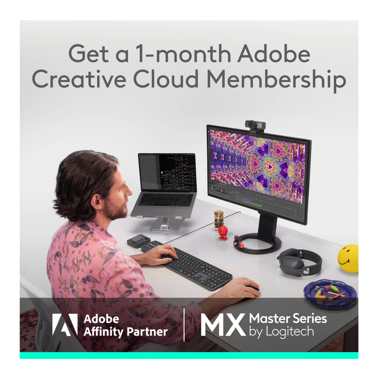 Logitech MX Master 4 Wireless Mouse - 8000 DPI Sensor, Multi-Device (Black)