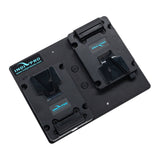 IndiPRO Tools Hot-Swap Dual V-Mount Adapter Plates to V-Mount Plate