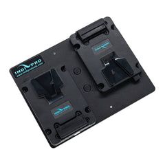 IndiPRO Tools Hot-Swap Dual V-Mount Adapter Plates to V-Mount Plate