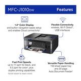 Brother MFC-J1010DW Wireless Color Inkjet All-in-One Printer