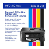 Brother MFC-J1010DW Wireless Color Inkjet All-in-One Printer