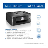Brother MFC-J1170DW Wireless Color Inkjet All-in-One Printer
