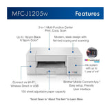 Brother MFC-J1205W INKvestment Wireless Multi-Function Inkjet Printer