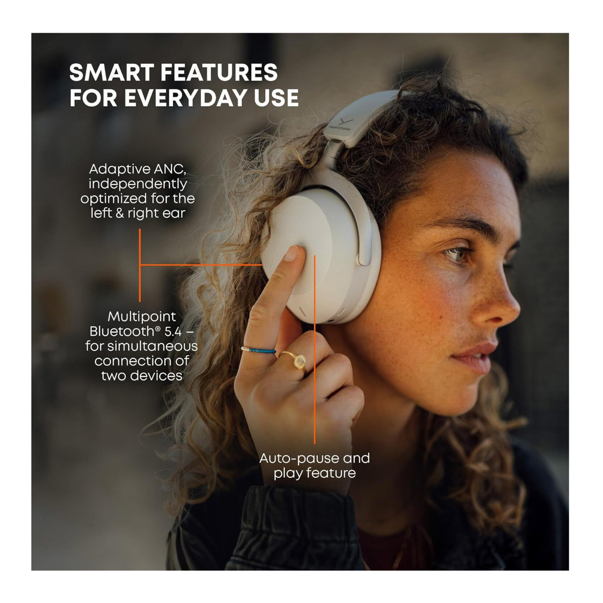 Beyerdynamic Aventho 300 Wireless Closed-Back Over-Ear Headphones (Nordic Gray) (Open Box)
