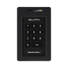 Glyph SecureDrive+ 4TB Encrypted External Drive with Keypad, Rugged Tamper-Proof