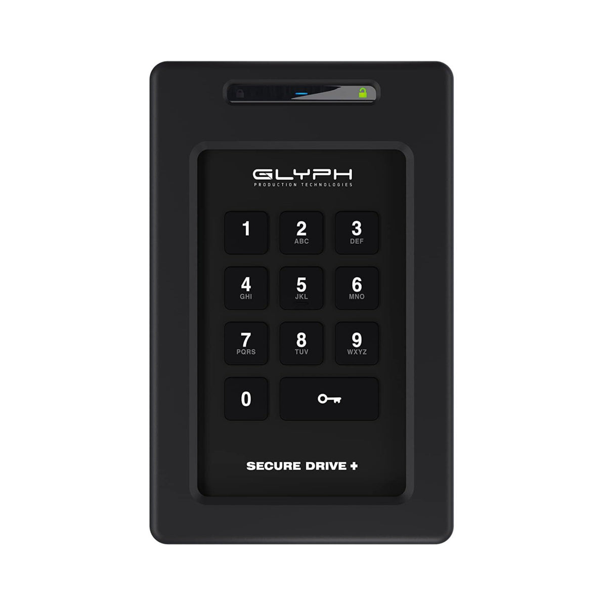 Glyph SecureDrive+ 5TB Encrypted External Drive with Keypad, Rugged Tamper-Proof