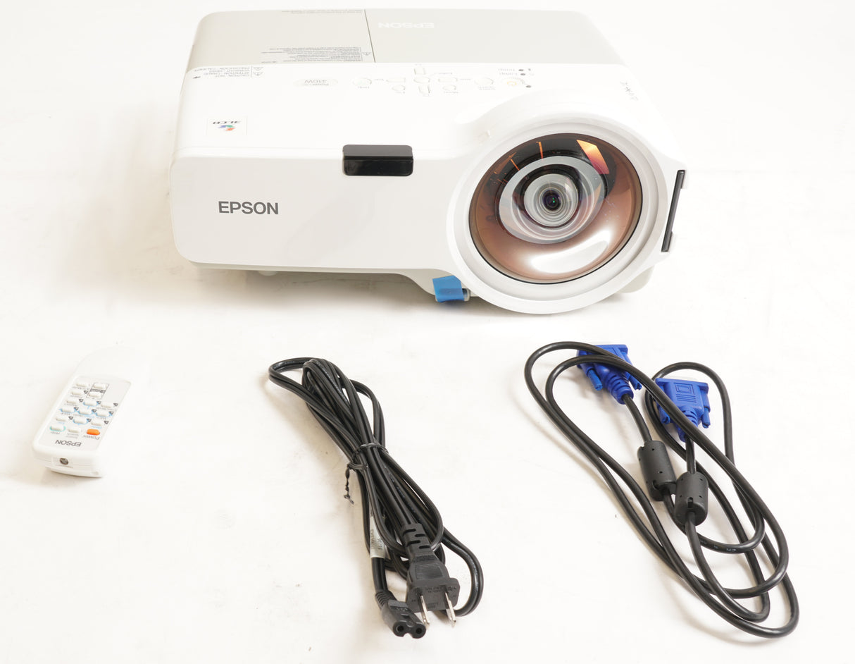 Epson PowerLite 410W 2000 Lumens Multimedia Wide Screen Projector (Renewed) (Used)