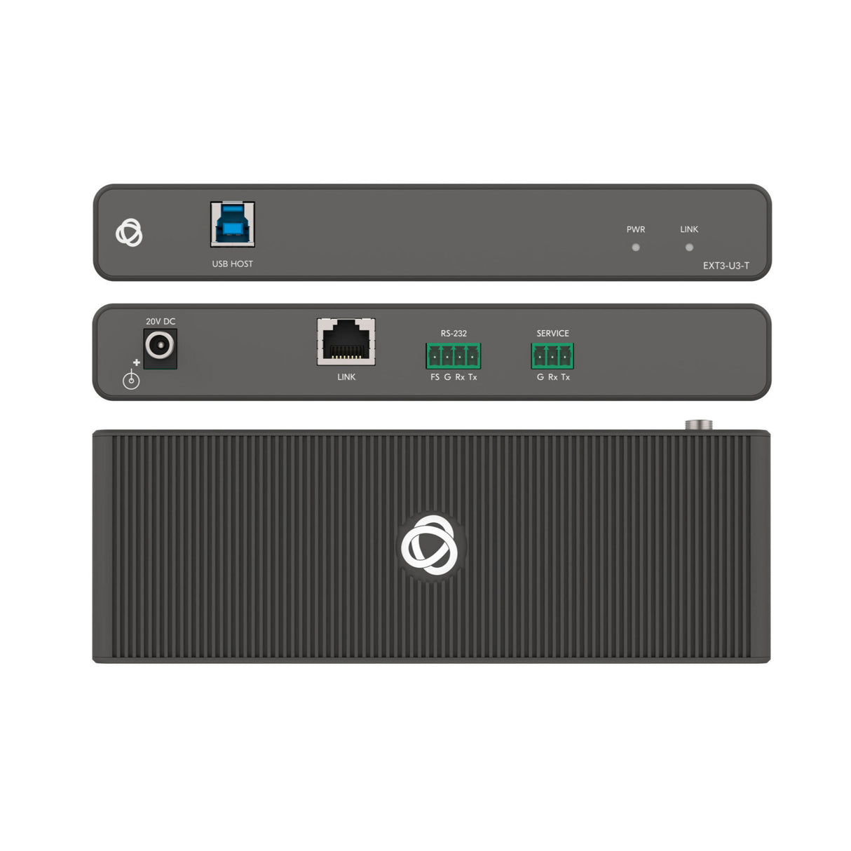 Kramer USB 3.2 Gen 1 Extender - 100m USB Hub with RS-232 and PoE+