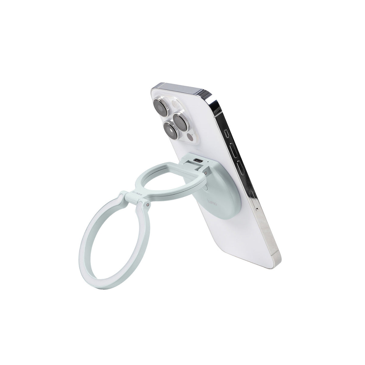 Nanlite Lumo Phone Ring Light (MagSafe Compatible) (Mint Blue)