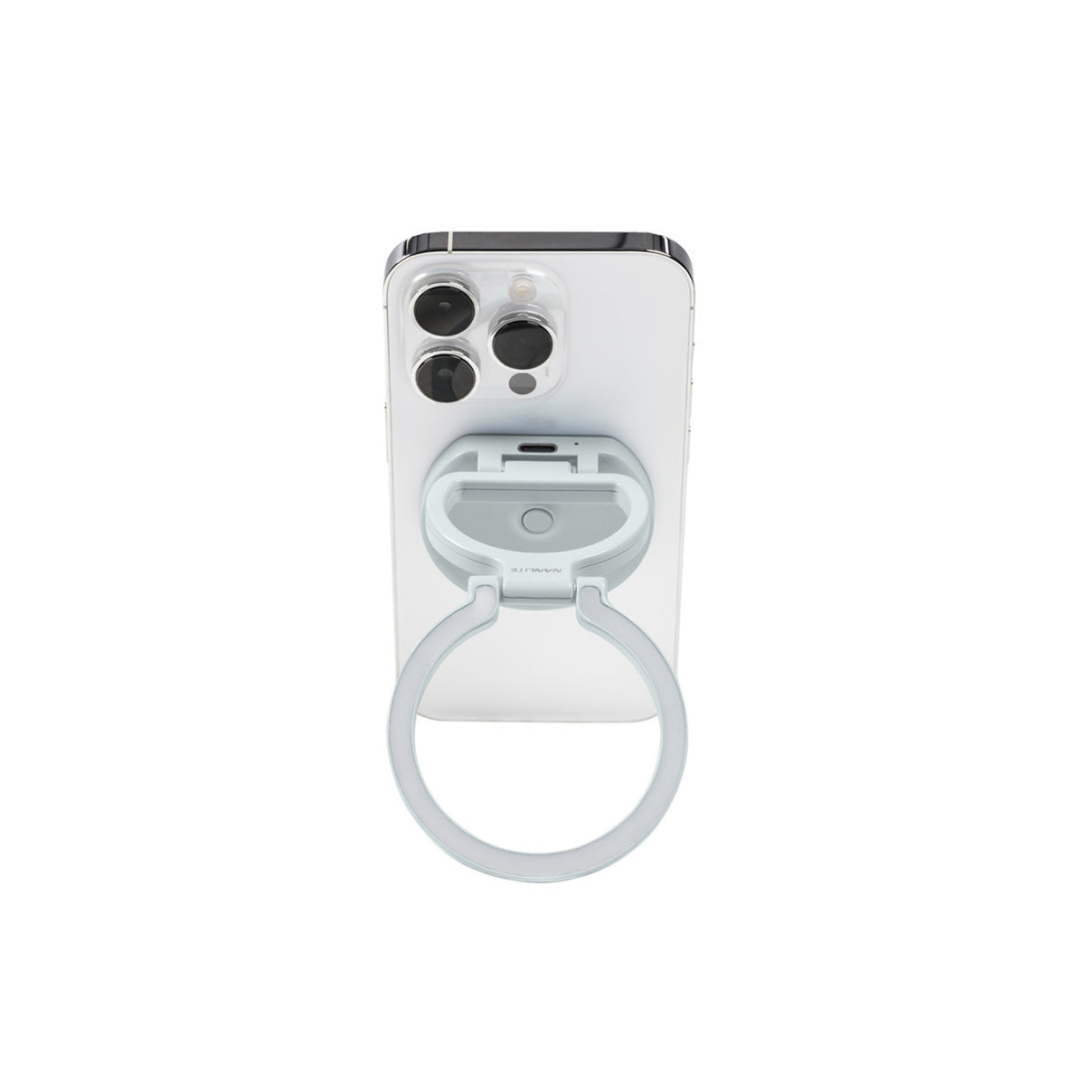 Nanlite Lumo Phone Ring Light (MagSafe Compatible) (Mint Blue)