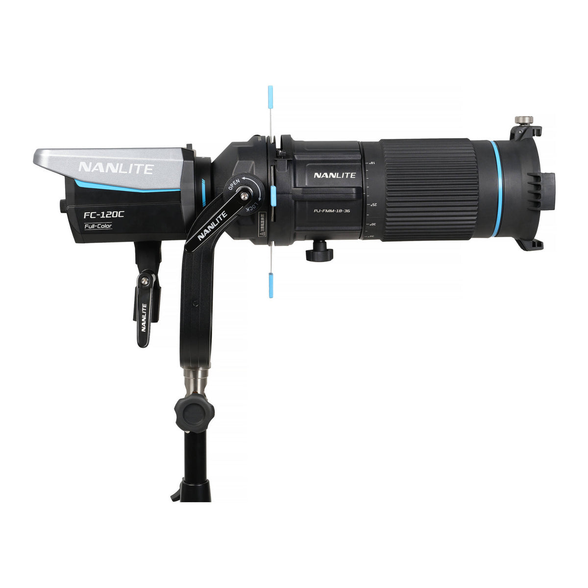 Nanlite Projection Attachment for FM Mount with High-Precision Optics (18-36) (Open Box)