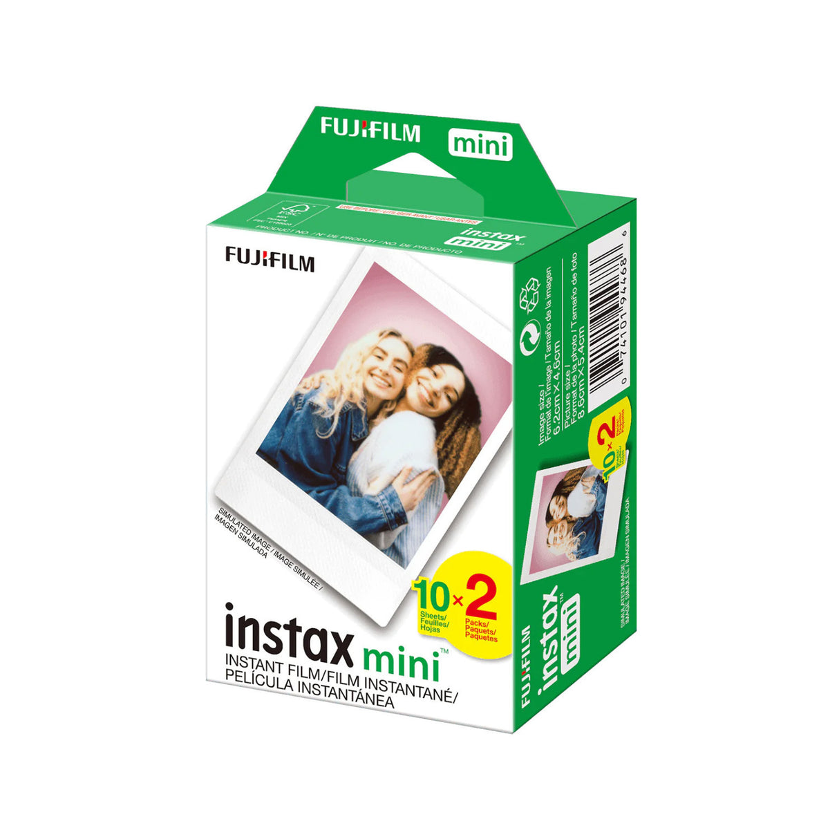 Fujifilm Instax Mini 12 (Pastel Blue) Bundle with Mini Twin Film Pack (20 Expo)