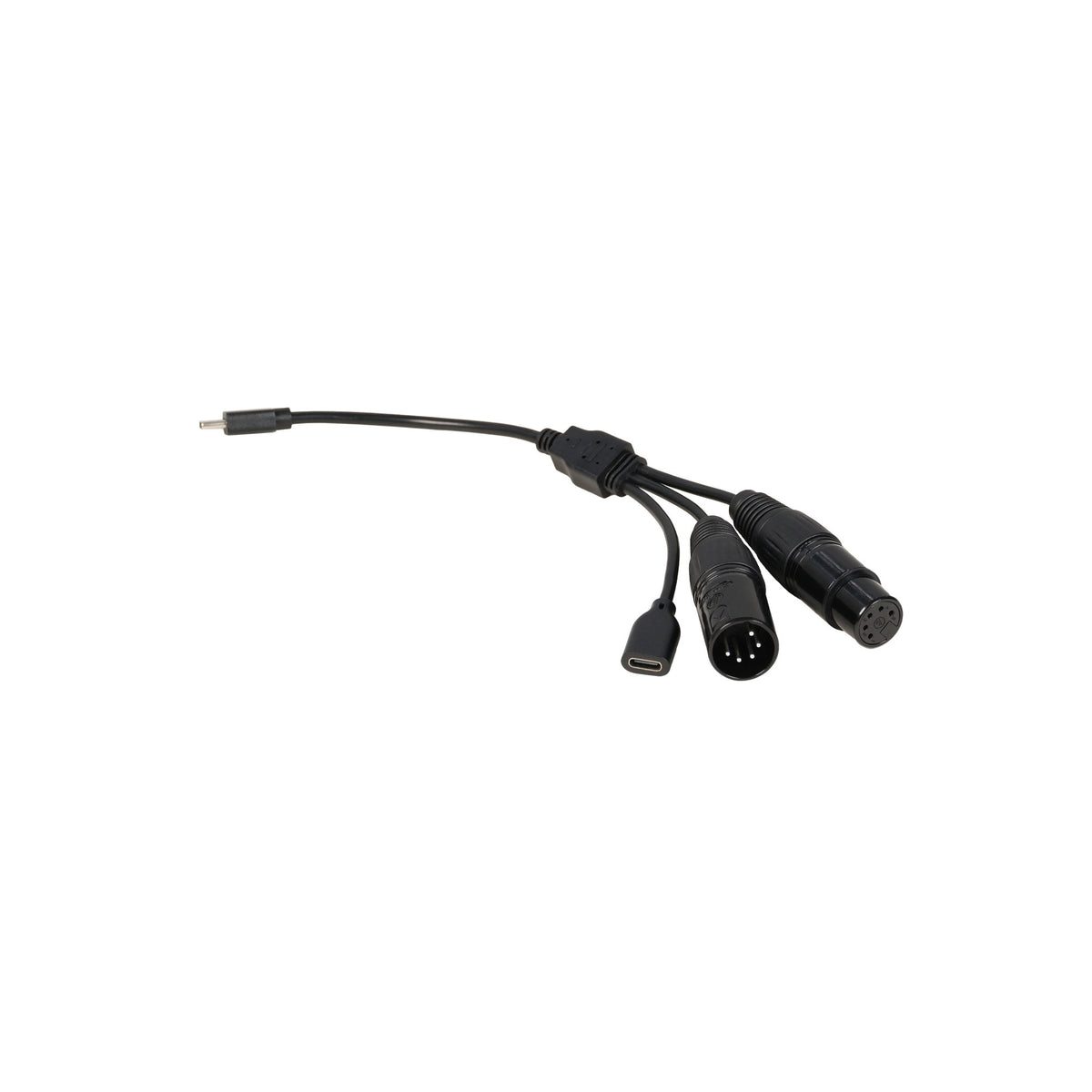 Nanlite 10-Inch USB-C to DMX Cable for PavoBulb, PavoTube, and PavoTube II