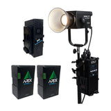 Nanlite Forza 500B II LED Monolight with V-Mount Batteries and Charger Kit