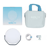 Nanlite miro 30c RGB Round LED Light Panel (Midnight Blue) (Open Box)