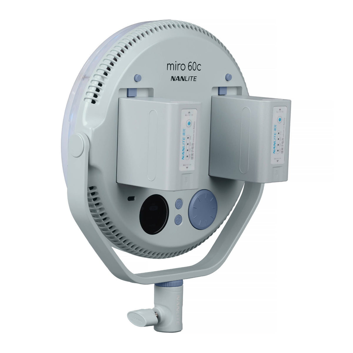 Nanlite miro 60C LED Full-Color Round Panel Light (Mint Blue) (Open Box)