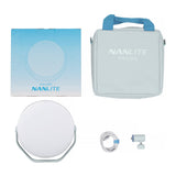 Nanlite miro 60C LED Full-Color Round Panel Light (Mint Blue) (Open Box)