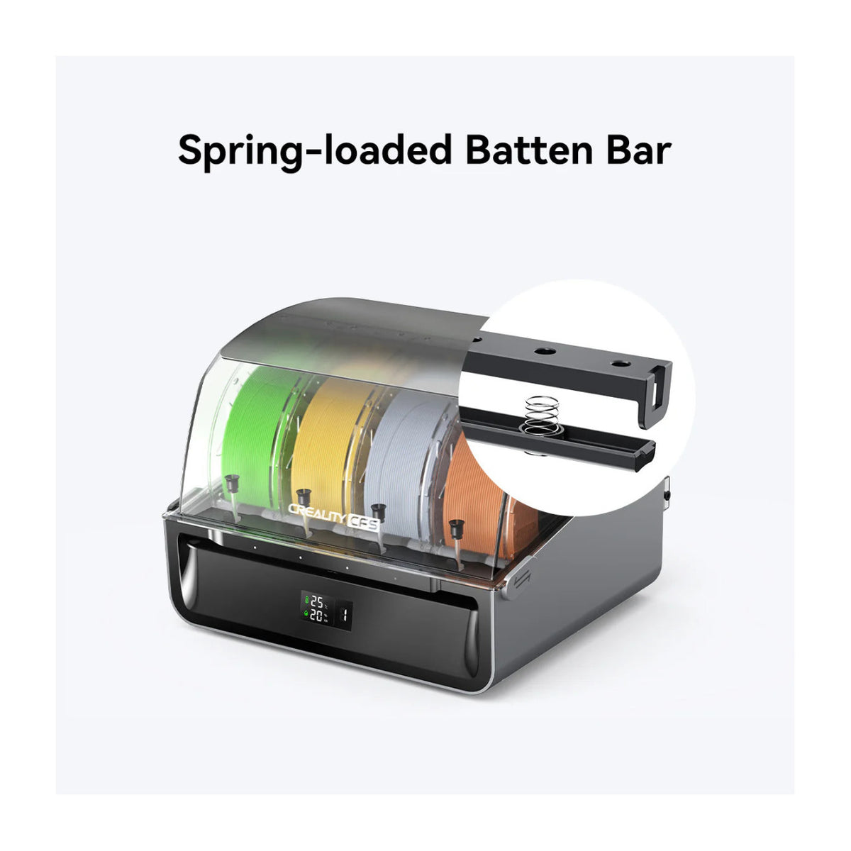 Creality CFS 4-Slot Multi Color Add-On Filament System for K2 Plus 3D Printer (Open Box)