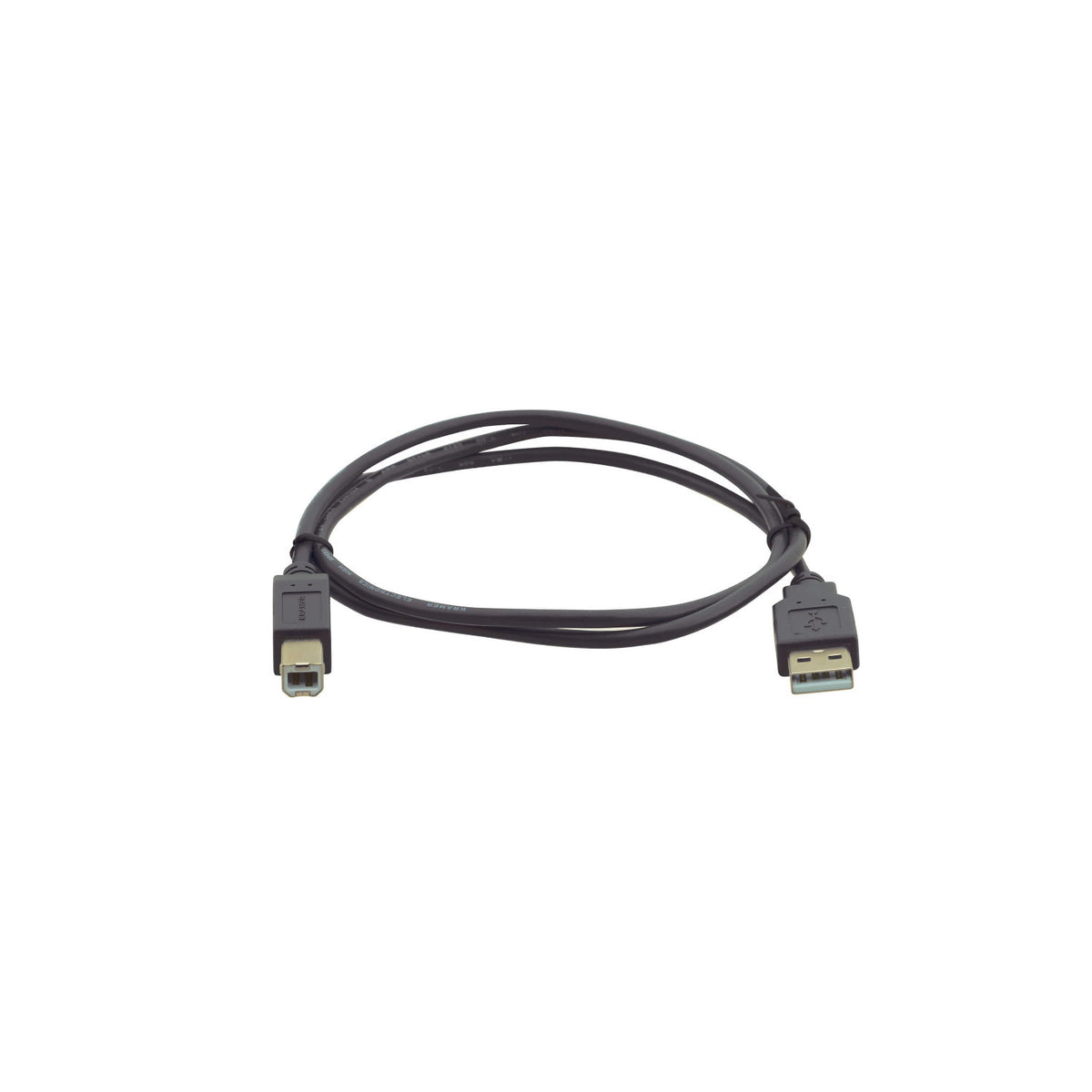 Kramer 10 ft USB 2.0 A (M) to B (M) Cable with 480Mbps Transfer for Computers and Digital Devices
