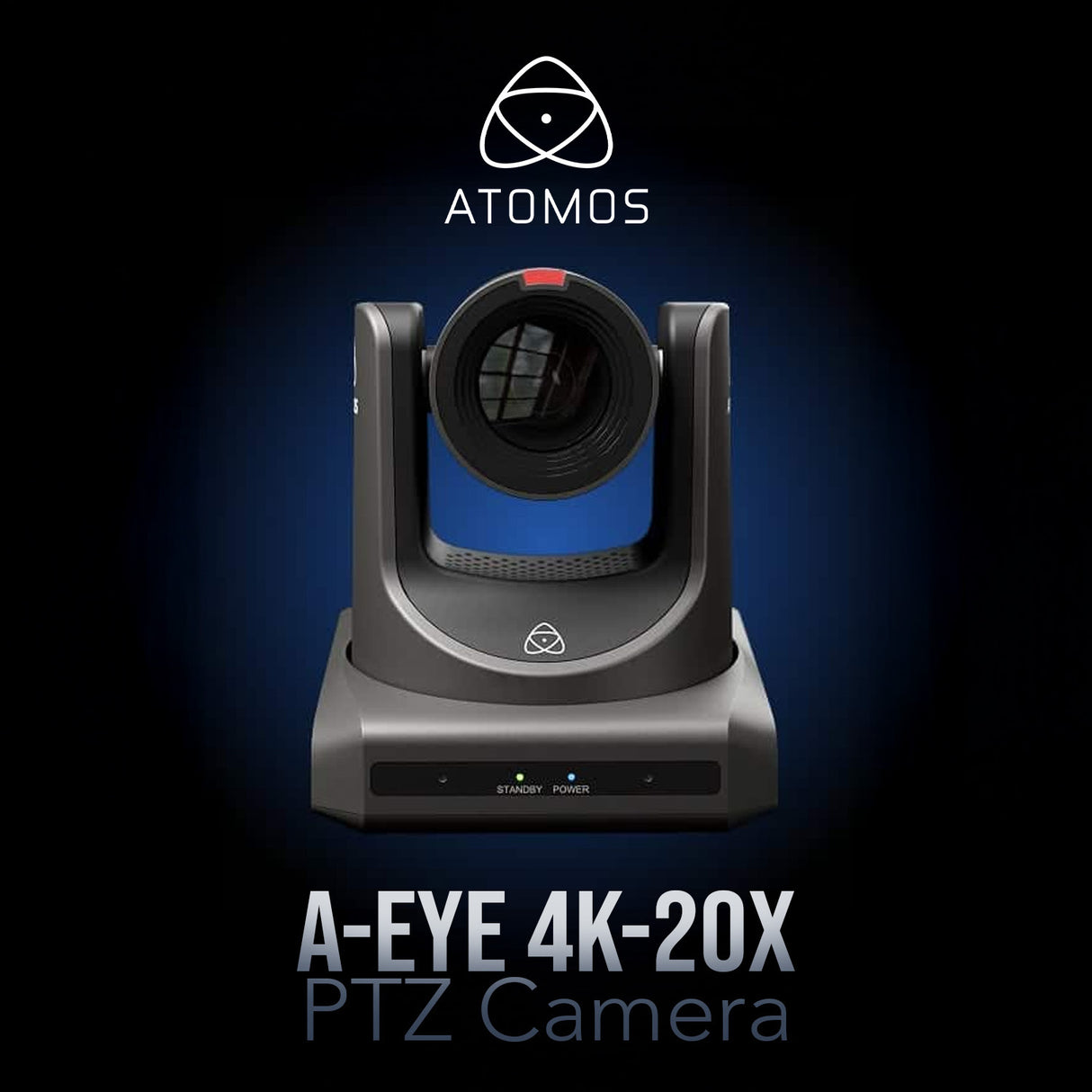 Atomos A-Eye 4K-20X AI-Powered UHD PTZ Camera (Black) Bundle
