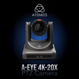 Atomos A-Eye 4K-20X AI-Powered UHD PTZ Camera (Black) Bundle