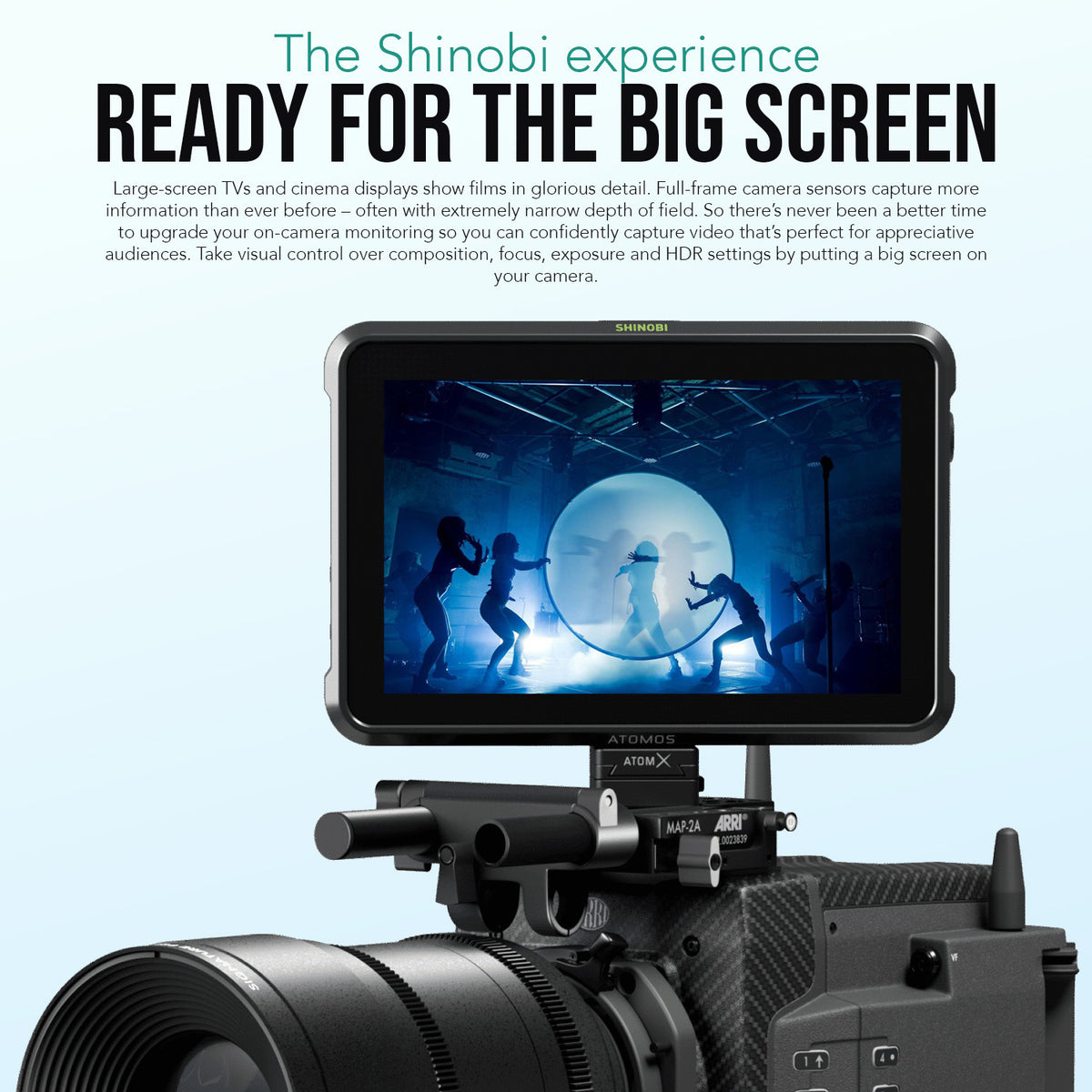 Atomos Shinobi 7-Inch 4K HDMI HDR Photo and Video Monitor Bundle