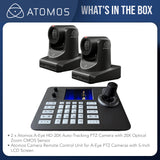 Atomos A-Eye HD-20X Auto-Tracking PTZ Camera 20X Optical Zoom CMOS Sensor Bundle