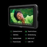 Atomos Shinobi II 5-Inch HDMI 4K Monitor Bundle with Creator and Power Kit