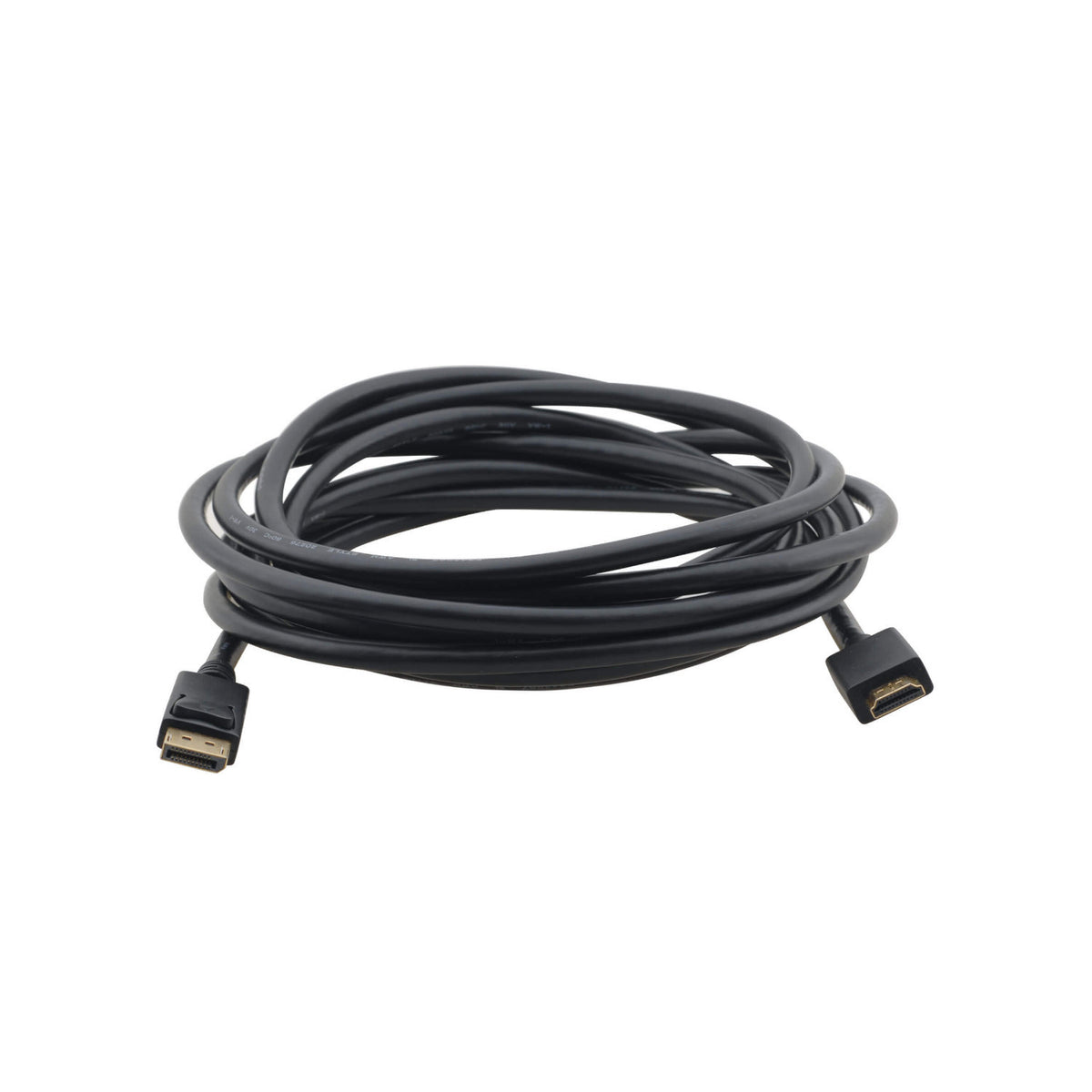 Kramer 10ft DisplayPort (M) to HDMI (M) Cable - Dual-Mode Video Connection for Monitor and Displays