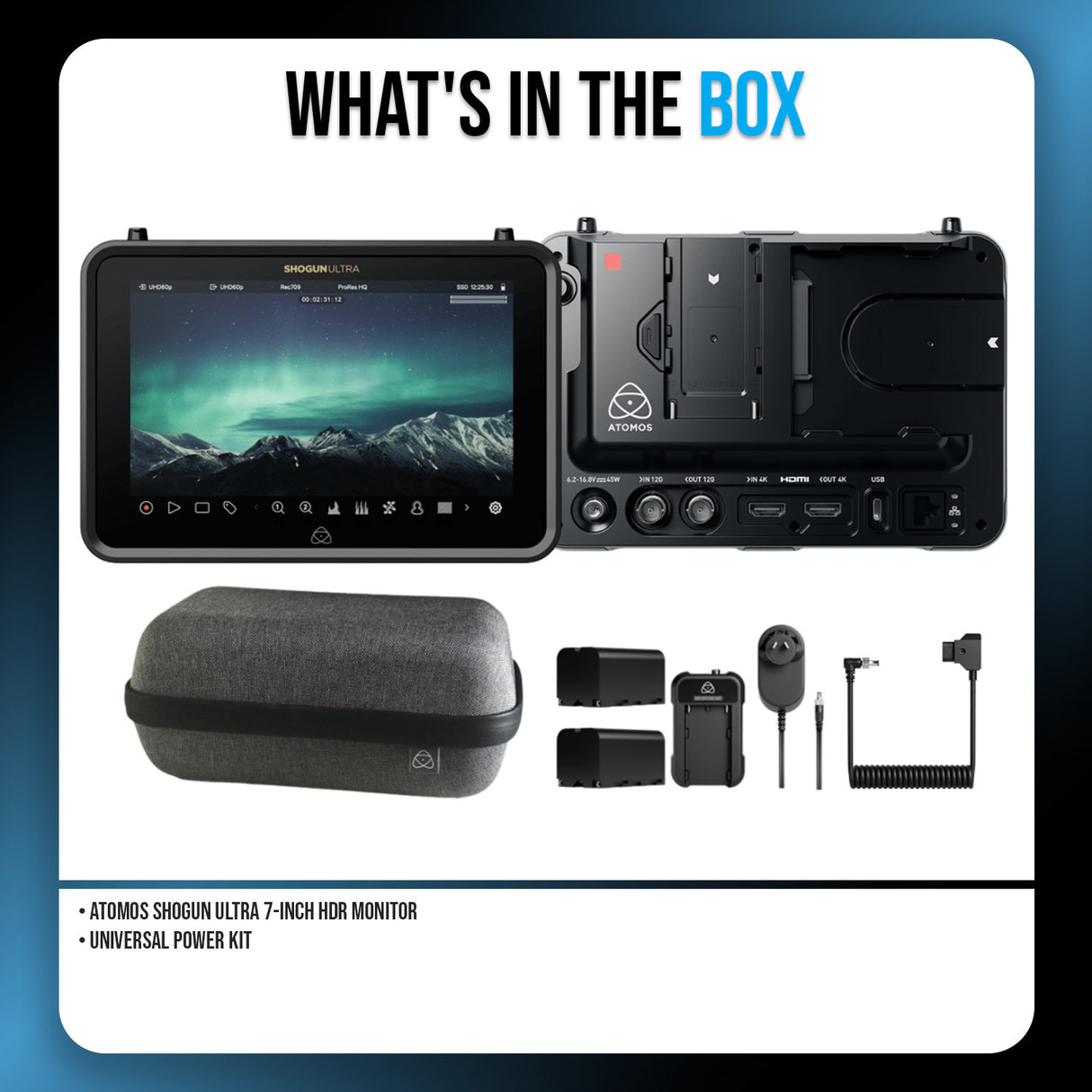 Atomos Shogun Ultra 7-Inch HDR Monitor Bundle