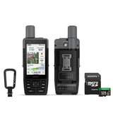 Garmin GPSMAP H1 Premium Handheld GPS Navigator Bundle with 128GB MicroSD Card