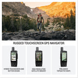 Garmin GPSMAP H1 Premium Handheld GPS Navigator Bundle with 128GB MicroSD Card