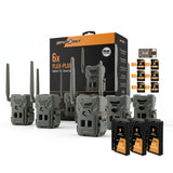 SPYPOINT Flex-Plus 1080p Cellular Trail Camera Bundle with Accessories (13 items)