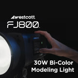Westcott FJ800 800W Compact Touchscreen Strobe with FJ Pro AC, DC Battery Bundle