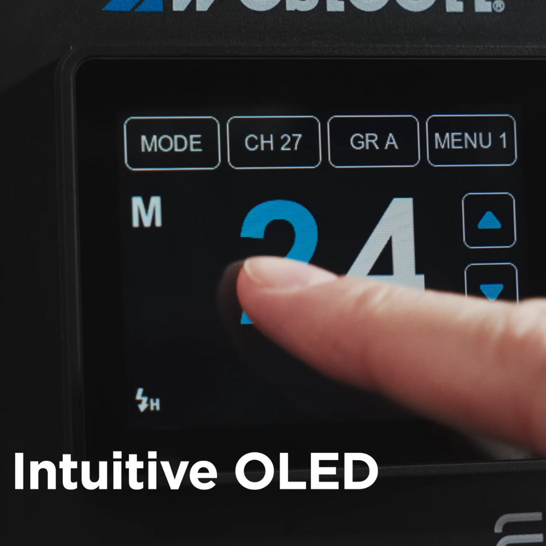 Westcott FJ800 800W Compact Touchscreen Strobe with FJ Pro AC, DC Battery Bundle