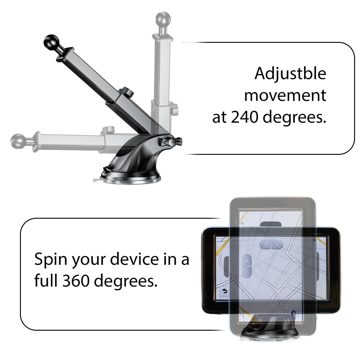 Garmin 7-Inch RV 795 GPS Navigator with GPS Suction Cup Mount Bundle