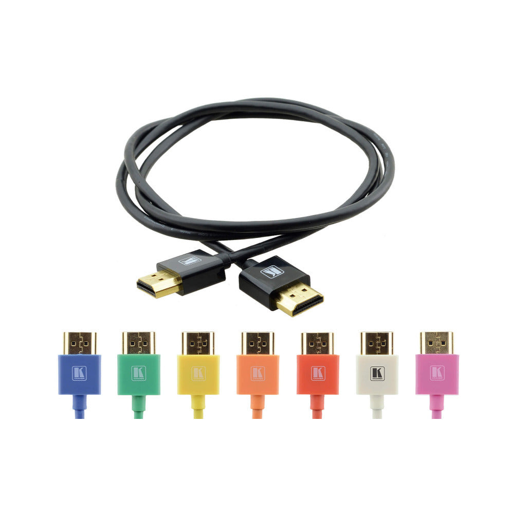 Kramer UltraSlim Flexible HighSpeed HDMI Cable with Ethernet - 0.60m (2ft)
