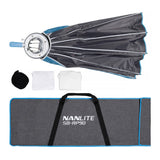 Nanlite FS-300 Daylight AC LED Monolight with Rapid 90 Parabolic Softbox Bundle