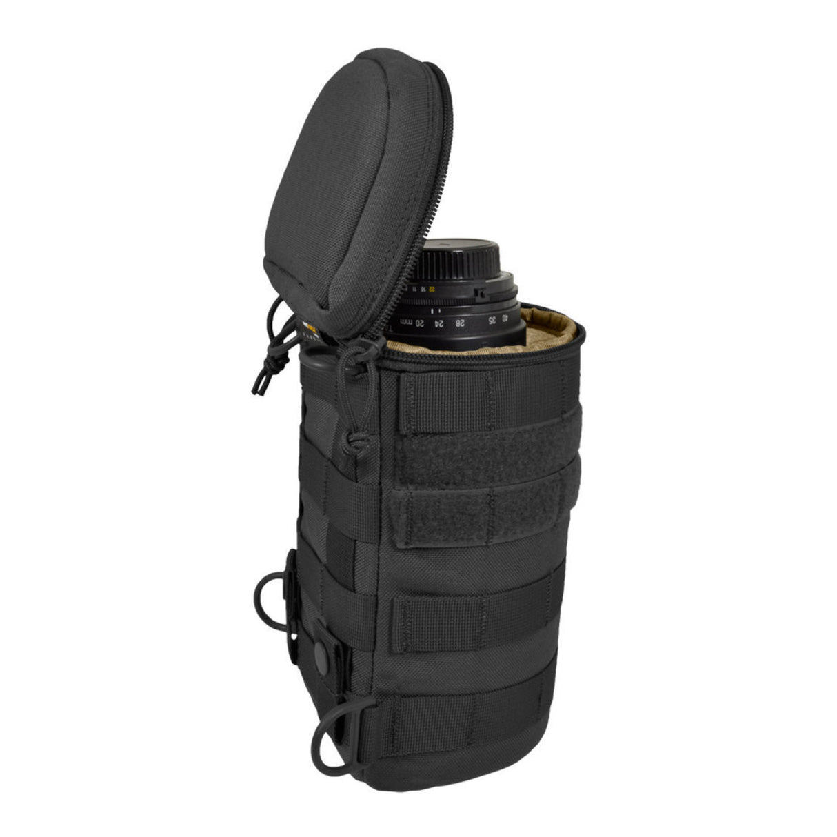 Hazard 4 Jelly Roll Large Padded Lens Case with Modular Webbing (Black)