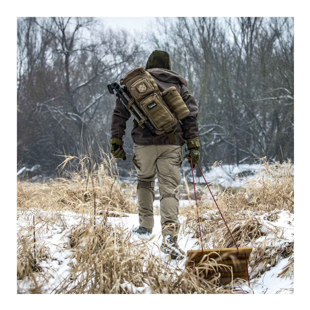 Hazard 4 Jelly Roll Large Padded Lens Case with Modular Webbing (Black)