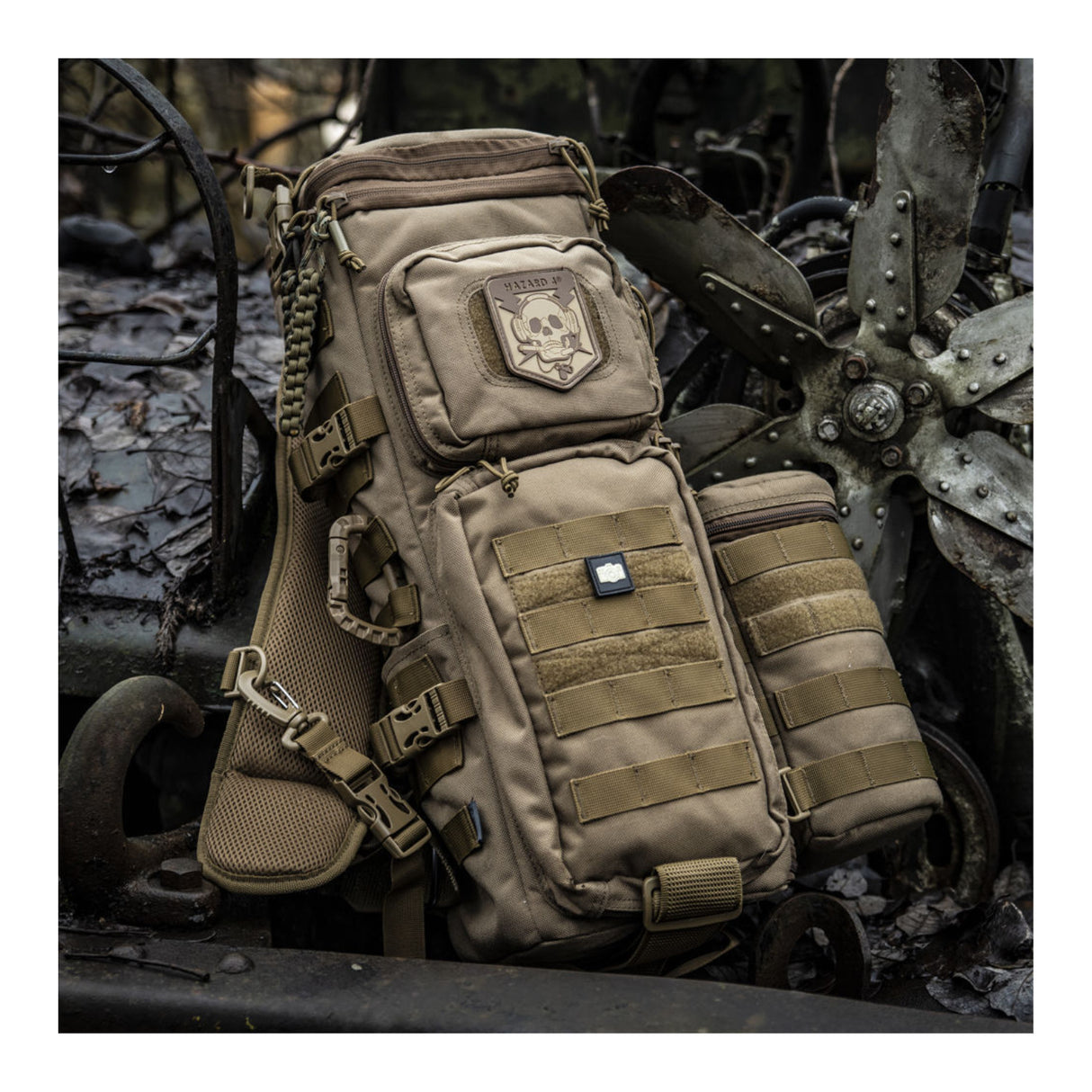 Hazard 4 Jelly Roll Large Padded Lens Case with Modular Webbing (Black)