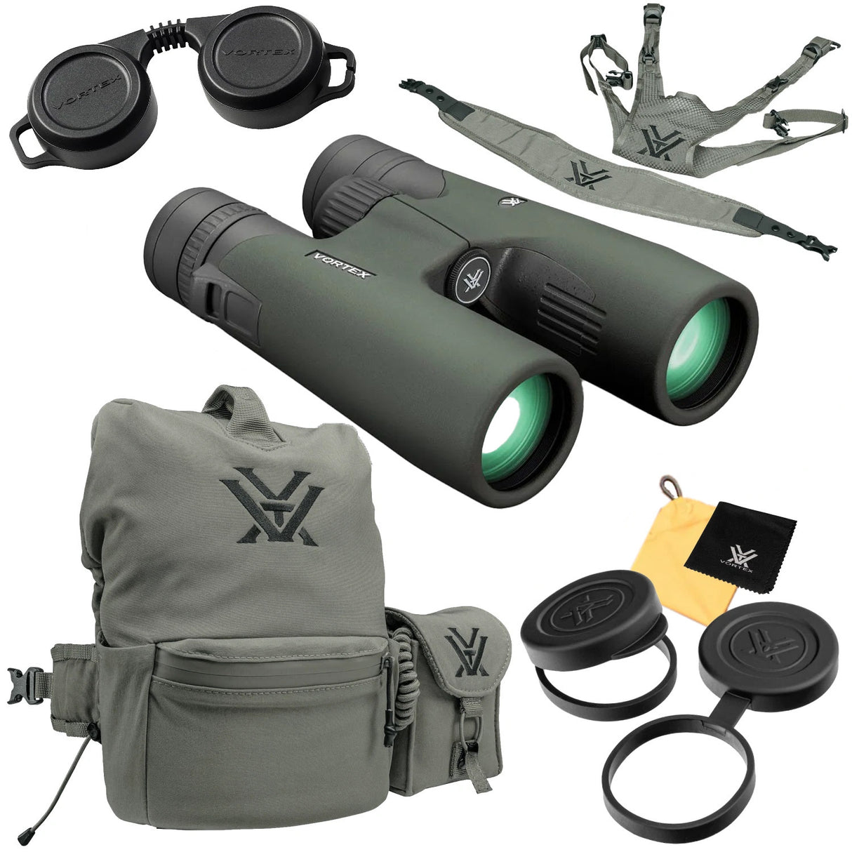 Vortex 10x42 Razor UHD Binoculars with GlassPak Pro Harness