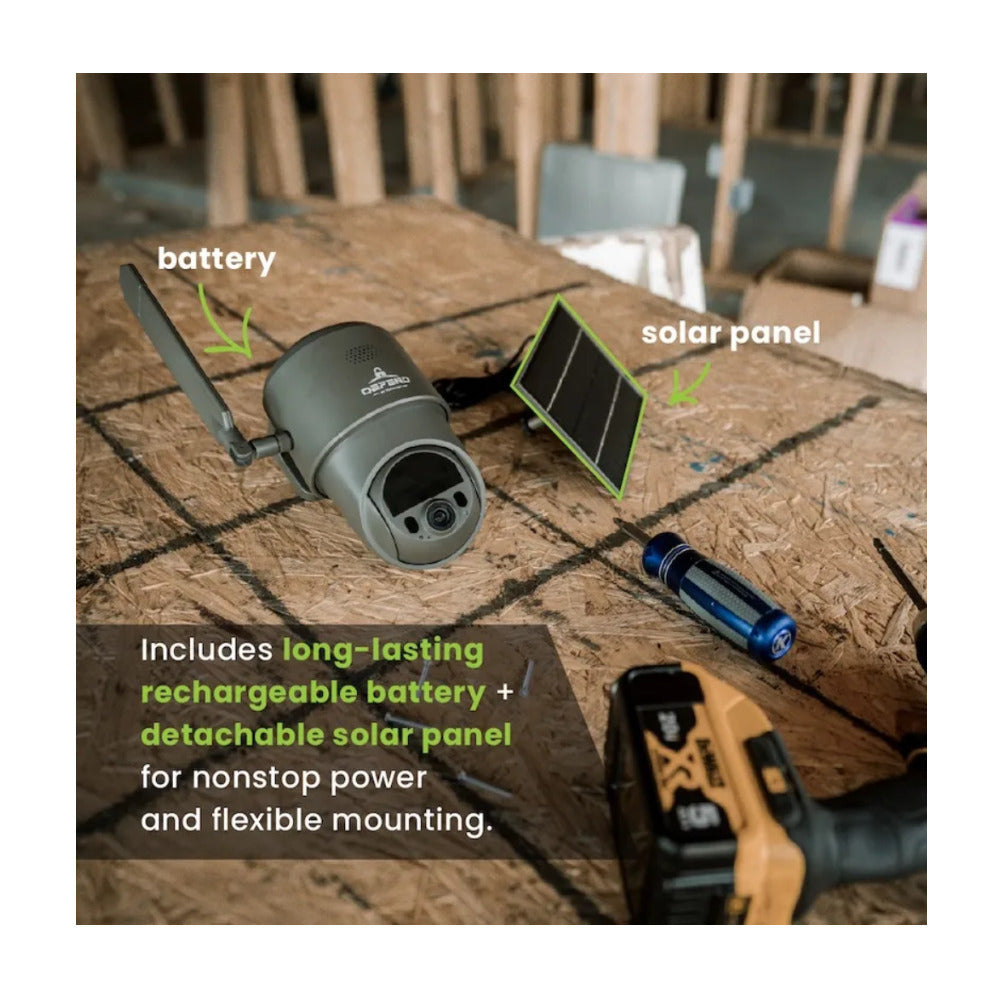 Tactacam 4K Defend 360 4G Cellular Security Camera with Full 360 Coverage