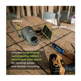 Tactacam 4K Defend 360 4G Cellular Security Camera with Full 360 Coverage