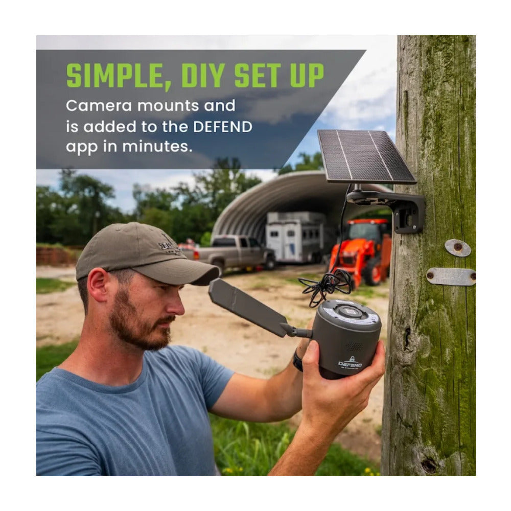 Tactacam 4K Defend 360 4G Cellular Security Camera with Full 360 Coverage (Open Box)