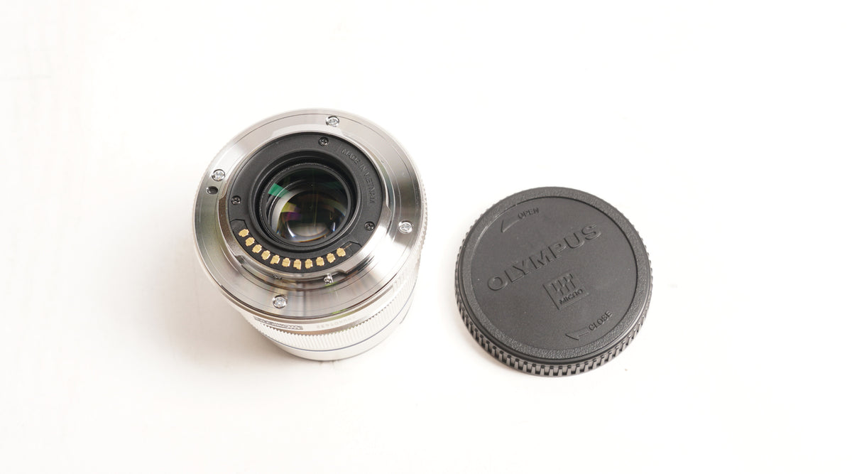 Olympus m.12mm F2.0 Zuiko Camera Lens (Silver) (Open Box)