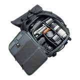 Sakk Gear Rolltop Ranger Water-resistant Camera Backpack (25L, Black)